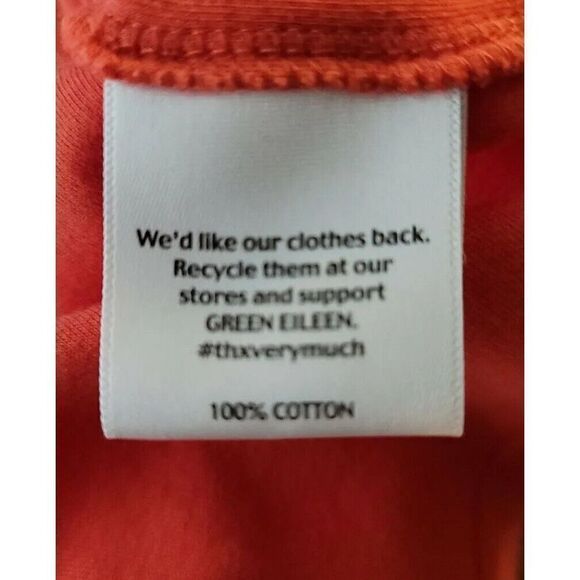 Eileen Fisher Women's Orange Shirt Size XS t5 - Picture 6 of 6